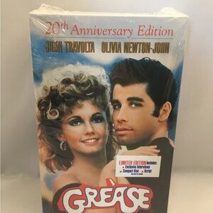 Grease (VHS, 1998, 20th Anniversary Edition) -SEALED- See description below!